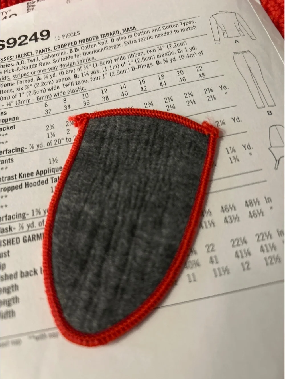 Vintage United States of America Shield Patch with Red Border